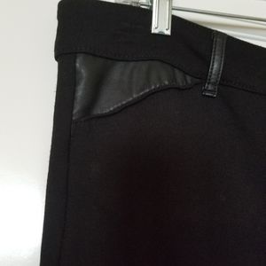 Black knit slacks